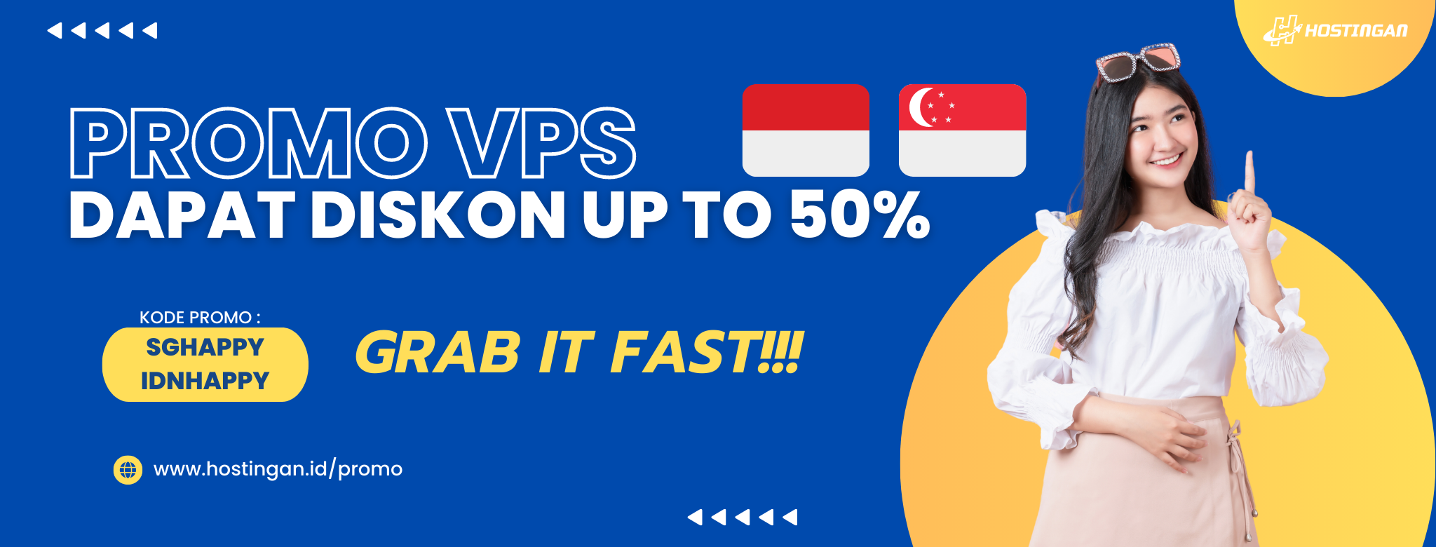 Promo Akhir Bulan : VPS Indonesia & Singapore Diskon Hingga 50%