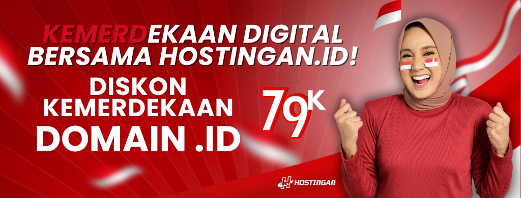 HUT RI 79, Domain ID Hanya 79rb!