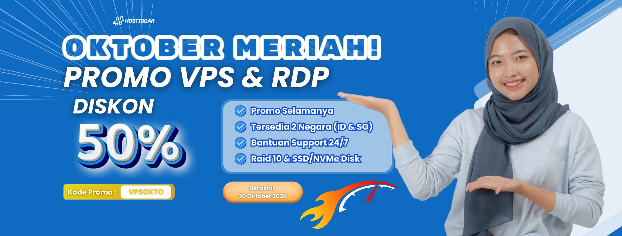 Oktober Meriah : Cloud VPS Diskon 50%